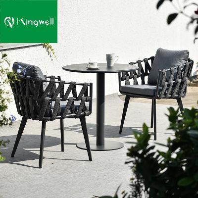 Modern Patio Outdoor Furniture Garden Set Leisure Rope Chair Set for Projects