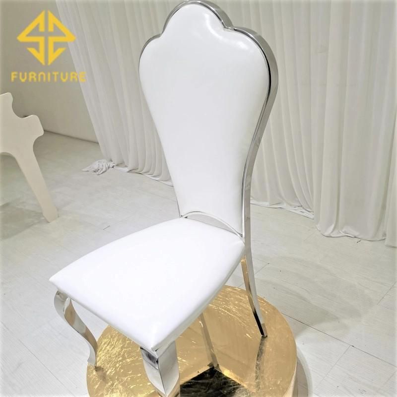 American Style Hot Sale Stainless Steel Dining Chair Hotel Furniture Wedding Events Chairs