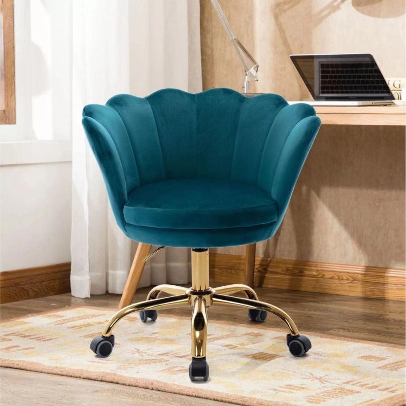 Velvet Swivel Computer Chair Living Room Chair Office Chair