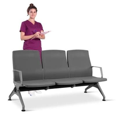 Ske006-1 Stainless Steel 3 Seater Modern Waiting Room Chair