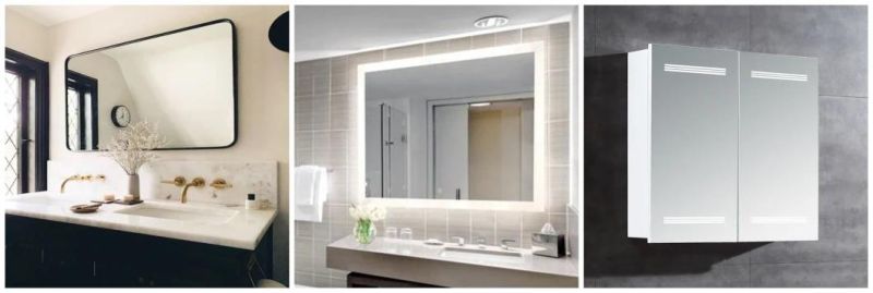 2-6mm Beveled Home Decoration Wall Mirror Bathroom Furniture