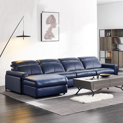European Style Living Room Sectional Sofa with Functions Sofa Modern