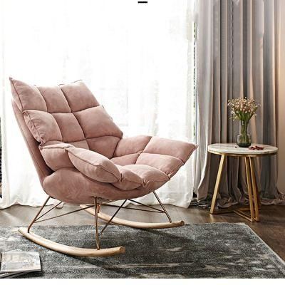Modern Fabric Single Sofa Living Room Sofa Chair Rocking Chair