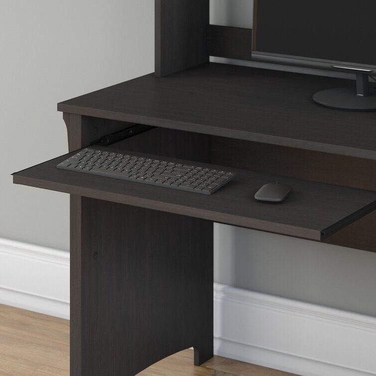 Nova Modern Panel Wood Home Office Study Computer Desk with Shelves