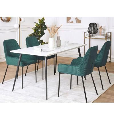 High Quality Nordic Style Room Furniture Design Dining Table Sets with 4 Chairs