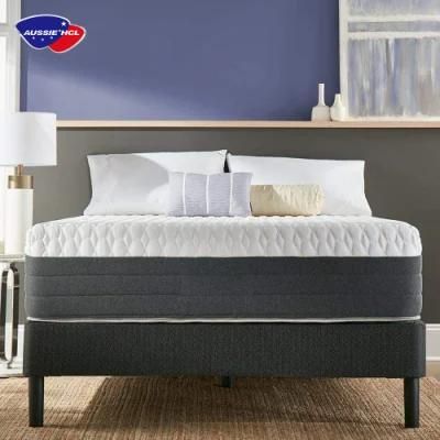 The Best Factory Aussie Wholesale Sleeping Well Full Inch Cooling Gel Memory Foam Spring Coil Mattress in a Box