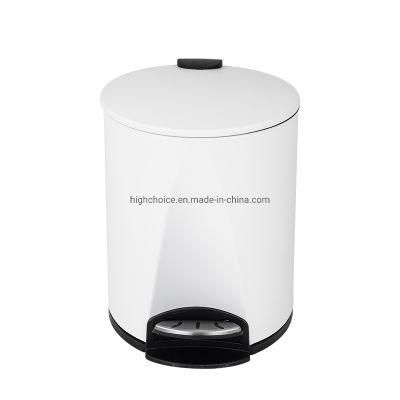 Modern Special Big Pedal Stainless Steel Bin with Lid