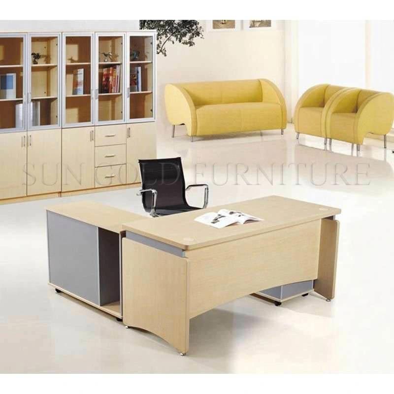 Cheap Wooden Office Furniture Table L-Shape Executive Desk (SZ-ODT623)