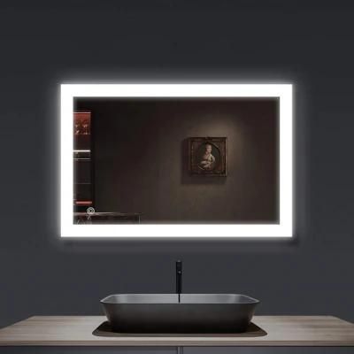 Factory Price 5mm Clear Float Mirror CE UL Approved Bathroom Wall Mounted Full Closed Lighted Backlit LED Mirror