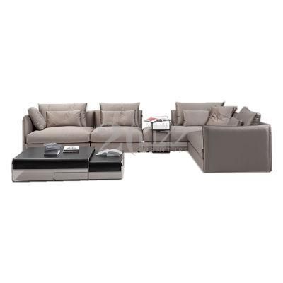 Wholesale Promotion Home Furniture Lounge Suite Leather Sectional Corner Sofa