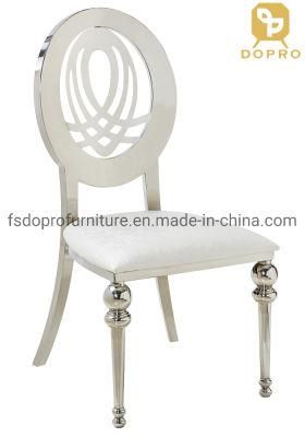 Luxury Golden Stainless Steel Event Wedding Stackable Chairs for Dining Used