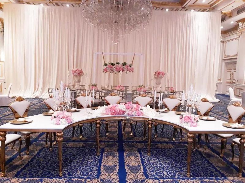 Wholesale Promotion Latest Modern Design Luxury Wedding Table