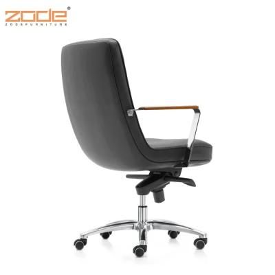 Zode Modern Home/Living Room/Office Furniture Middle-Back Simple Luxury Leather Boss Ergonomic Computer Chair