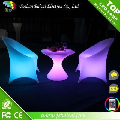 Rechargeable LED Glow Bar Table and Chair