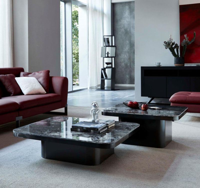 CT021A Ceramic Coffee Table, Modern Design Coffee Table, Living Room Set in Home and Commercial Custom