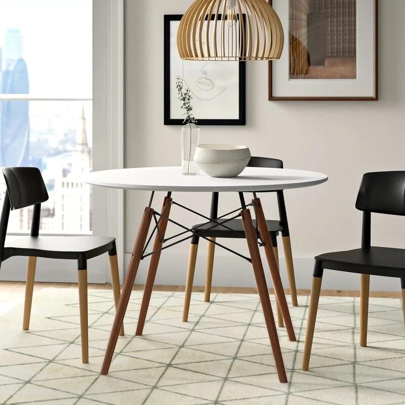 Wholesale Modern Simple Style Dining Room Round Light Luxury Household Dining Table
