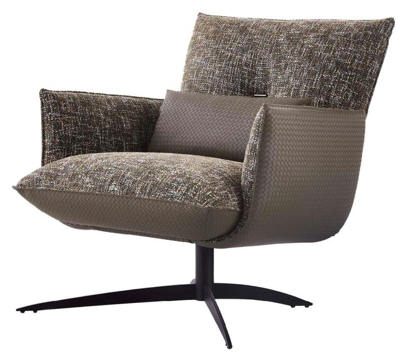 Dr902 Latest Fabric Leisure Chair, Italian Modern Design Leisure Chair, Living Room and Bedroom Set, in Home and Hotel Furniture Customization
