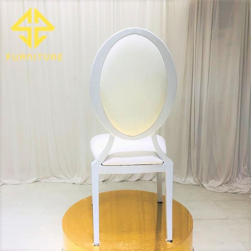 2021 Hot Sale Modern White Resin Wedding Ghost Chair for Banquet Use