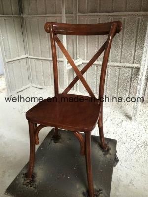 Beech Wood Cross Back Chair with High Quality