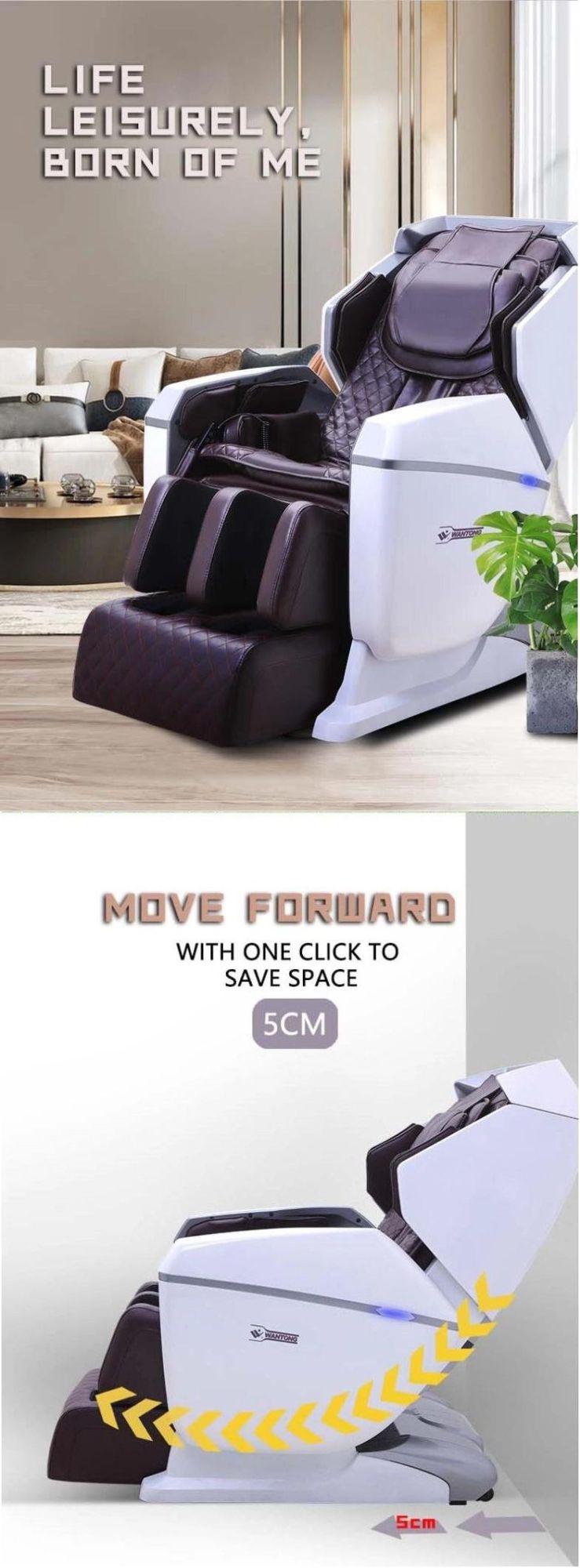 4D Luxury Modern Full Body 4D Robot Hand Electric Ai Smart Massage Chair
