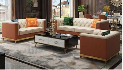 Modern Home Furniture Leisure Leather Sofa Set