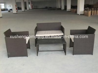 Modern Outdoor Set Steel Shop Chair Garden Rattan Table Set Coffee Table and Chair Set