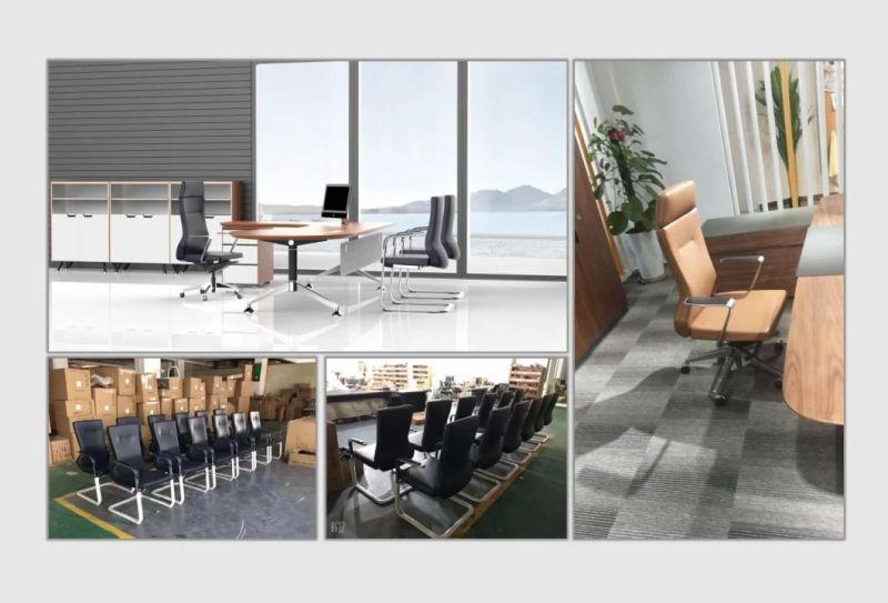 Wholesale Modern Luxury High Back Computer Genuine Leather Chair Stainless Steel
