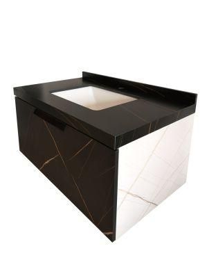 Hot Selling Bathroom Furniture Sintered Stone Countertop Cabinet