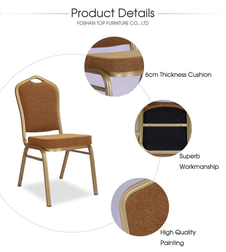 Foshan Wholesale Metal Stacking Banquet Chair