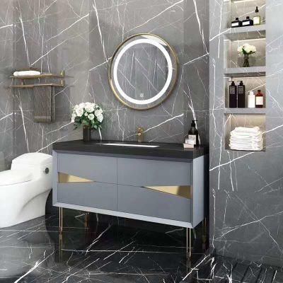 Wholesale Free Standing Wall Plywood Melamine Modern Bathroom Hotel Furniture