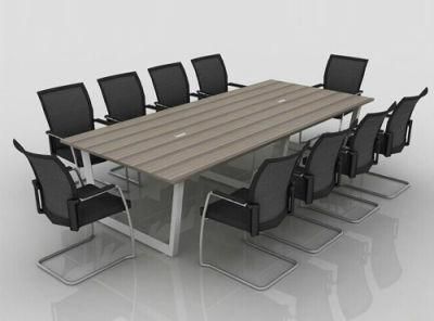 Direct Sale Office Training Desk Melamine Rectangular Conference Table (SZ-MTT092)