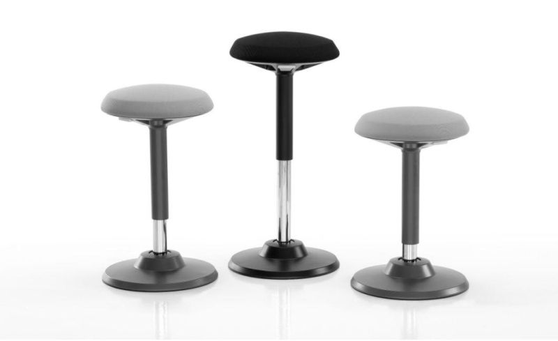 Active Sitting Adjustable Ergonomic Plastic Bottom Backless Swivel Bar Wobble Stool