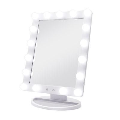 Tabletop Cosmetic Makeup Mirror Touch Control with Dimmer Lights