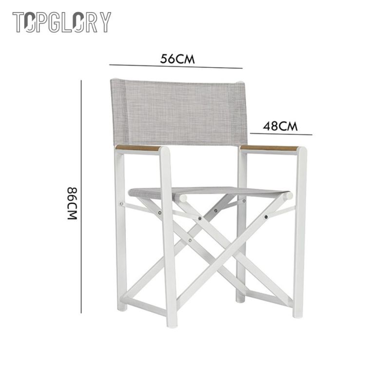 Hot Sale Folds Easily Style Garden Modern Home Balcony Patio Textilene Furniture Outdoor Chair