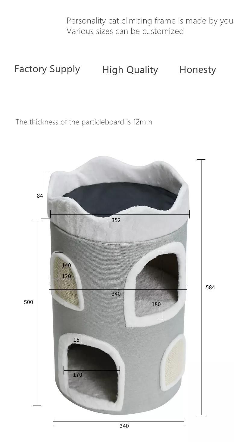 Modern Cat Furniture Cat Play House for Fun Cat Castle