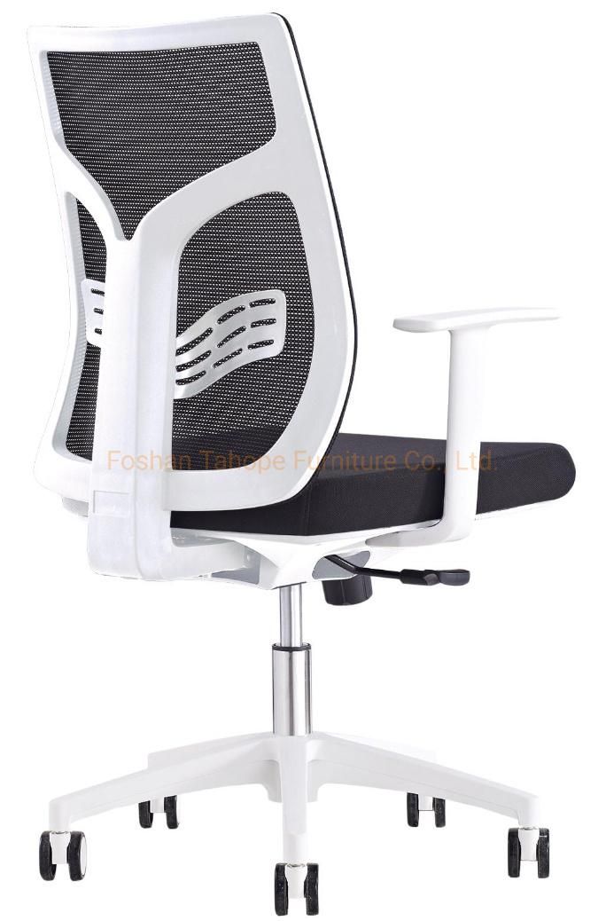 Popular Modern Ergonomic Rolling Swivel Manager Mesh Plastic Armrest Executive Computer Office Chair