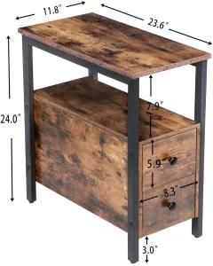 China Manufactory Nightstand Wood Stand Bedside Modern Office Bedroom Night Table Side