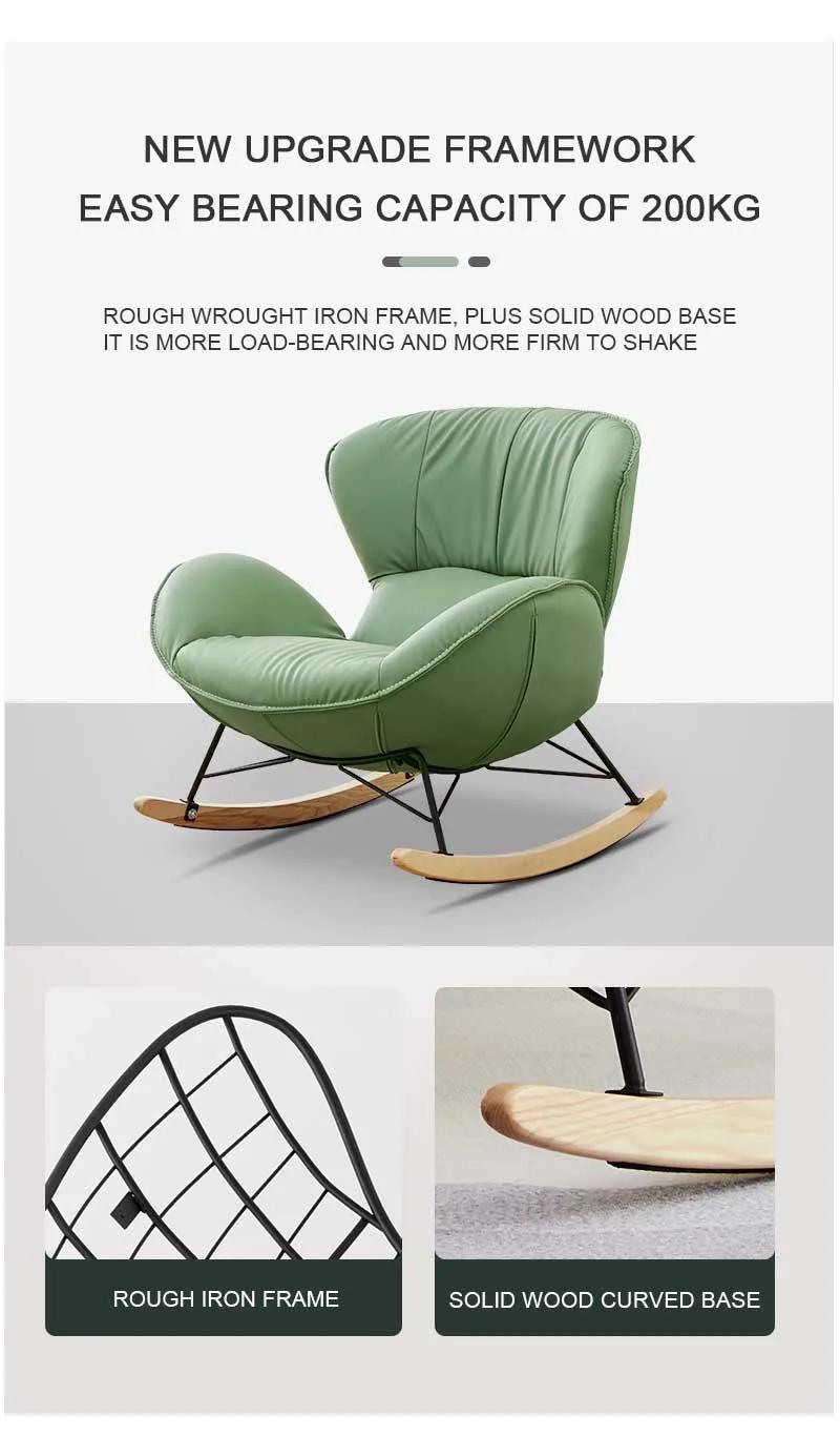 Italian Furniture Minimalist Rotating Leisure Multi-Function Swivel Sofa Chair