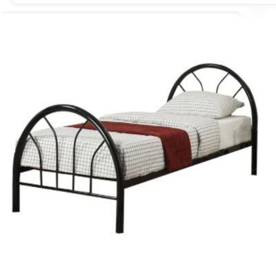 Single Metal Bed Frame Staff Dormitory Bed Steel Single Beds