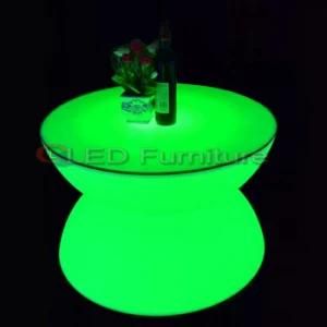 Color Changing with Battery LED Round Table Quality Coffee Table