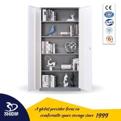 Flat Packing Metal Office Bookcase Cabinet with Key Lock