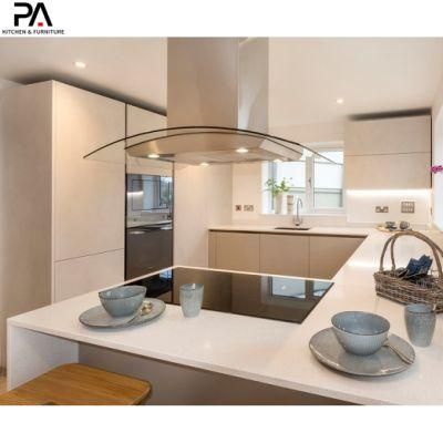 Home Improvement Modular Modern Matt Lacquer Kitchen Cabinets Design