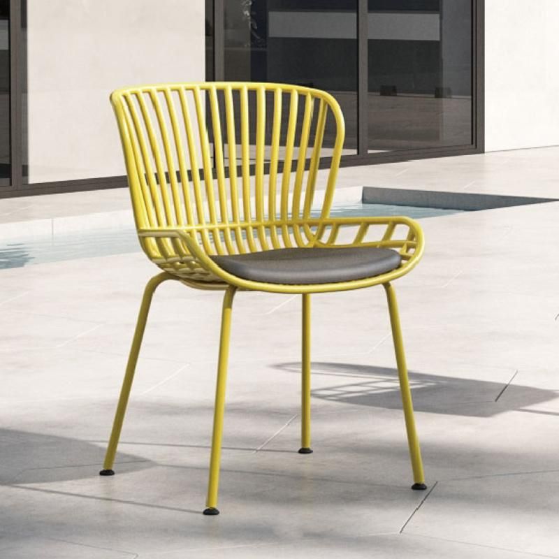 Wholesale Outdoor Furniture Modern Style Garden Furniture Carolina Plastic Chair Eco-Friendly PP Armless Dining Chair