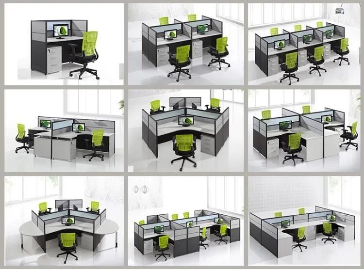 Wooden Panel Metal Leg Office Desk Modern Office Furniture with SGS