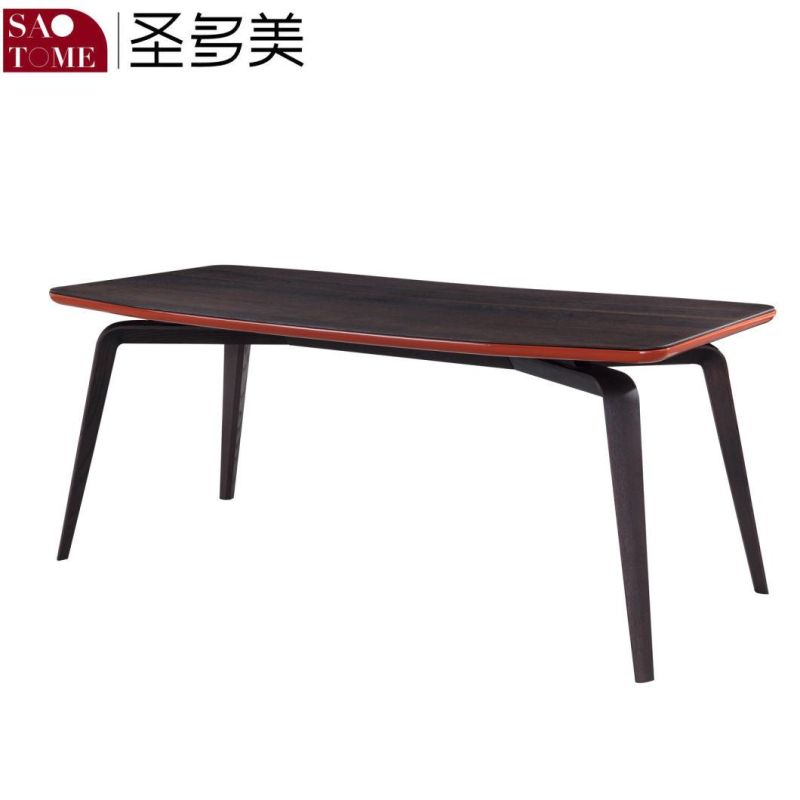 Hot Selling Home Furniture Rock Board Wooden Dining Table