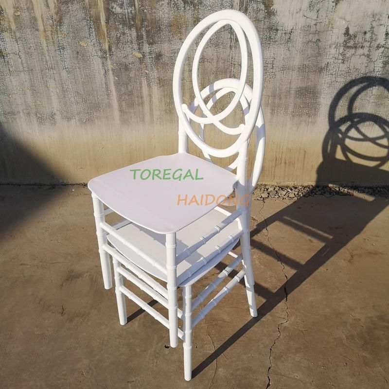 White Modern Decoration Plastic Monoblock Resin Phoenix Chairs for Wedding Hotel Dining