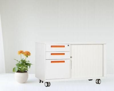 Discount Modern Mobile Pedestal Metal Rolling File Cabinet Price