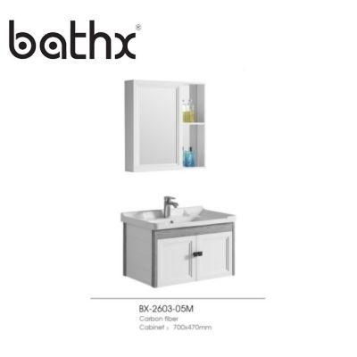 Modern Bathroom Furniture Bath Wall Hanging Vanity Cabinet Combo with Washing Basin