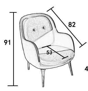 Modern Wooden Accent Armchair Hotel Furniture Singe Sofa Armchair Fiberglass Low Back Lounge Velvet Chairs