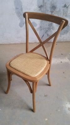 Natural Color Oak Wood Cross Back Chair for Sale